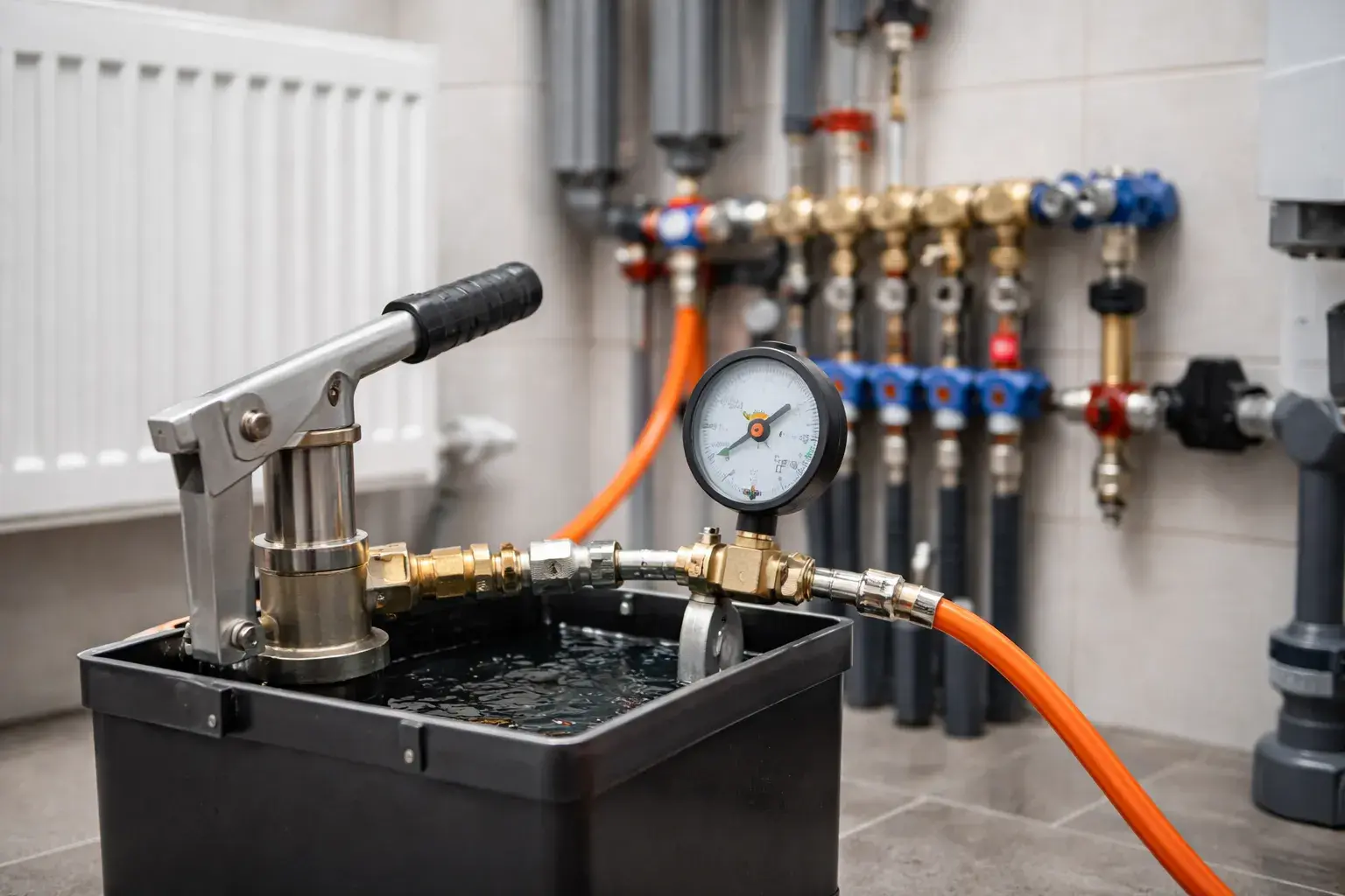 Опрессовка системы отопления