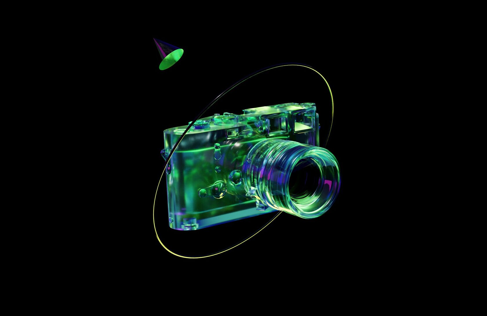 Ретро 3D рендер