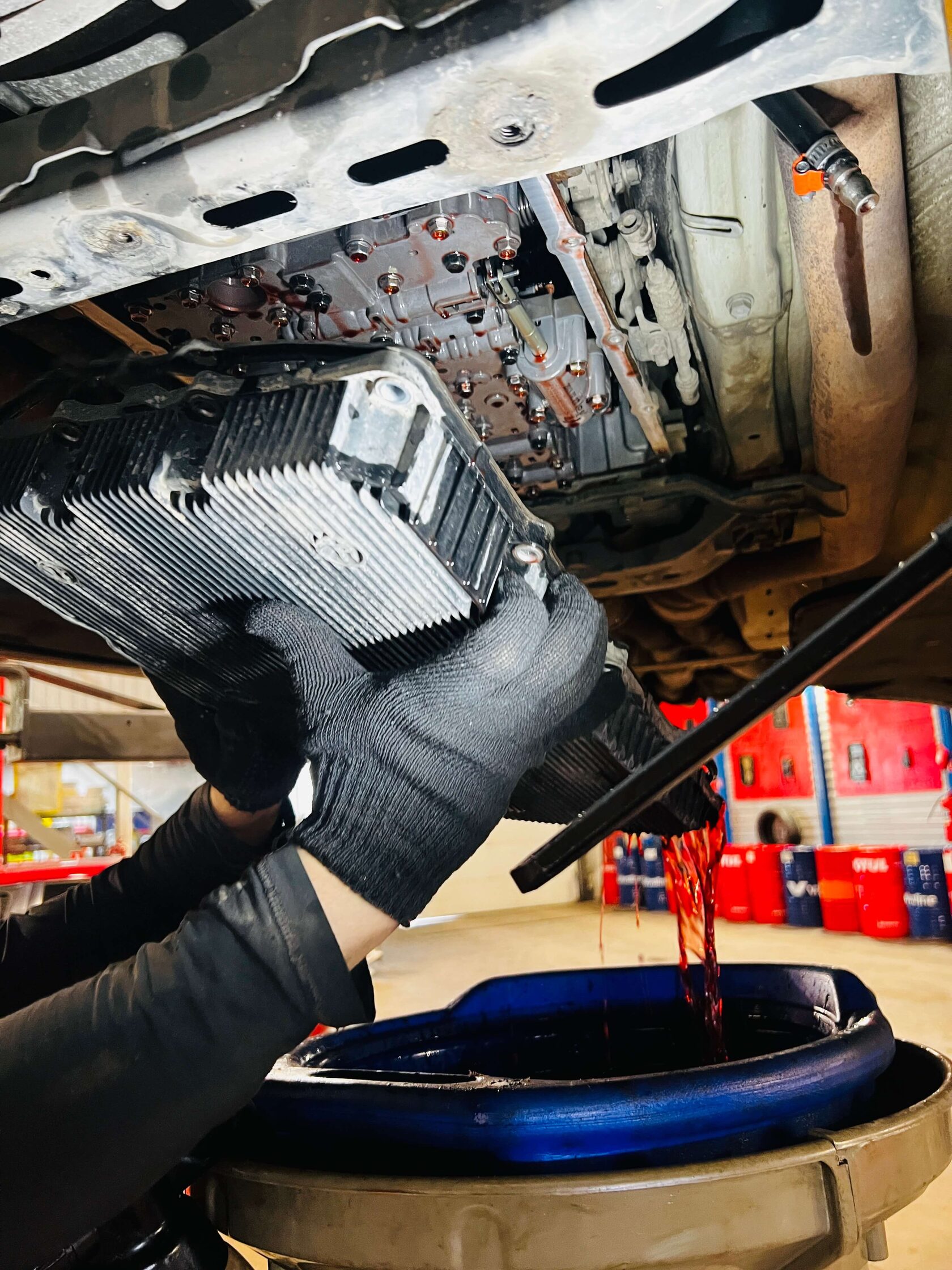 Снятие поддона АКПП A8tr1