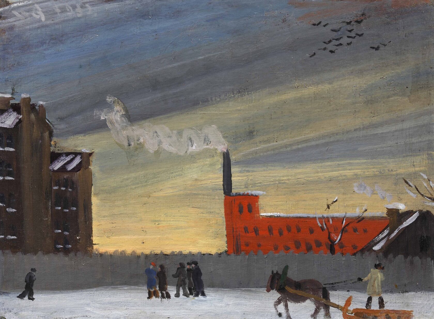 Пейзаж с фабрикой. 1932 