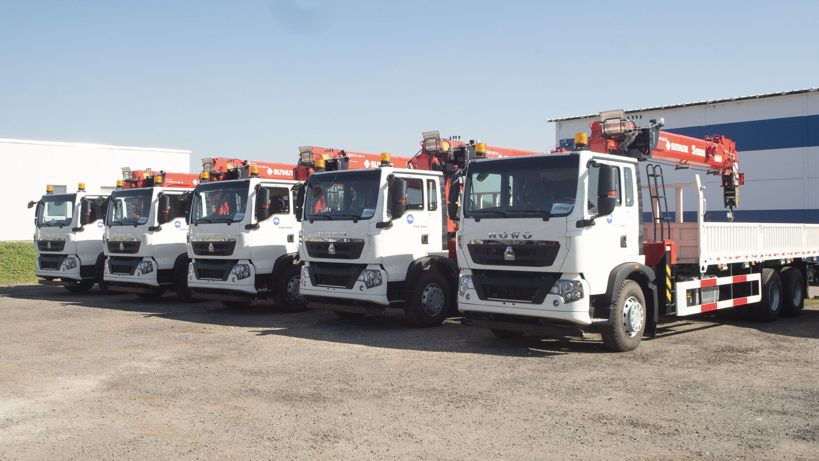 Съёмка КМУ SINOTRUK