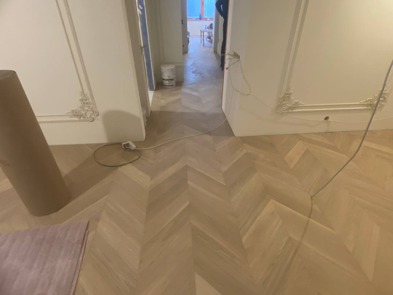 Coswick Акварельно Белый — ёлка и палуба