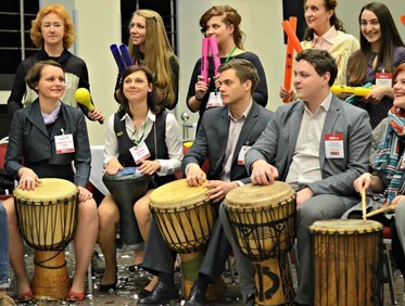 Заказать барабанный тимбилдинг для компании Газпром