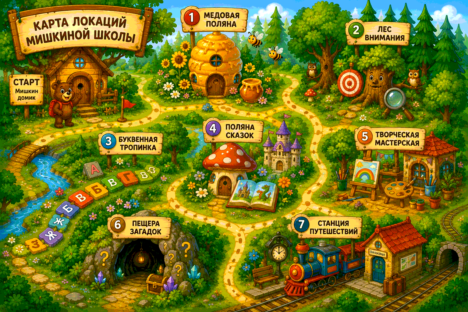 Игровой мир Мишкиной школы