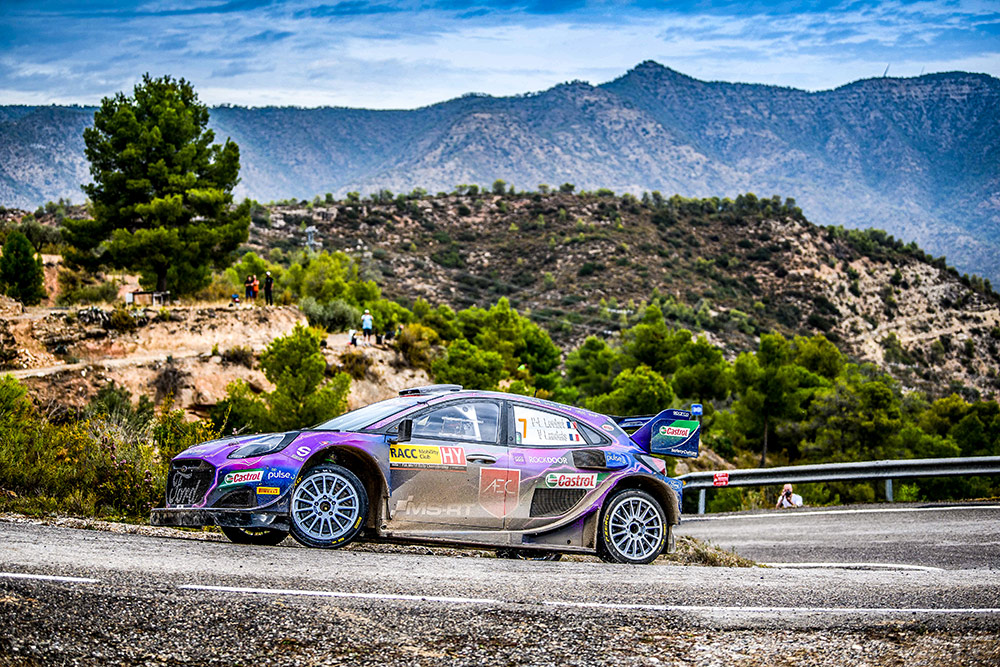 Пьер-Луи Лубе и Венсан Ландэ, Ford Puma Rally1 (3 WRT), ралли Каталония 2022