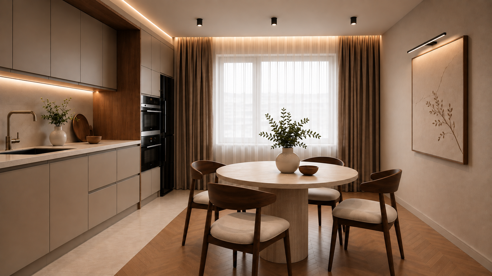 Квартира 53 м² — интерьер