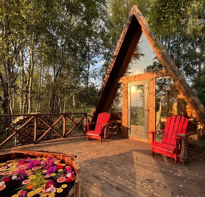 На краю земли, глэмпинг с панорамным видом