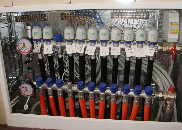 Установлена систему умного отопления в крымске