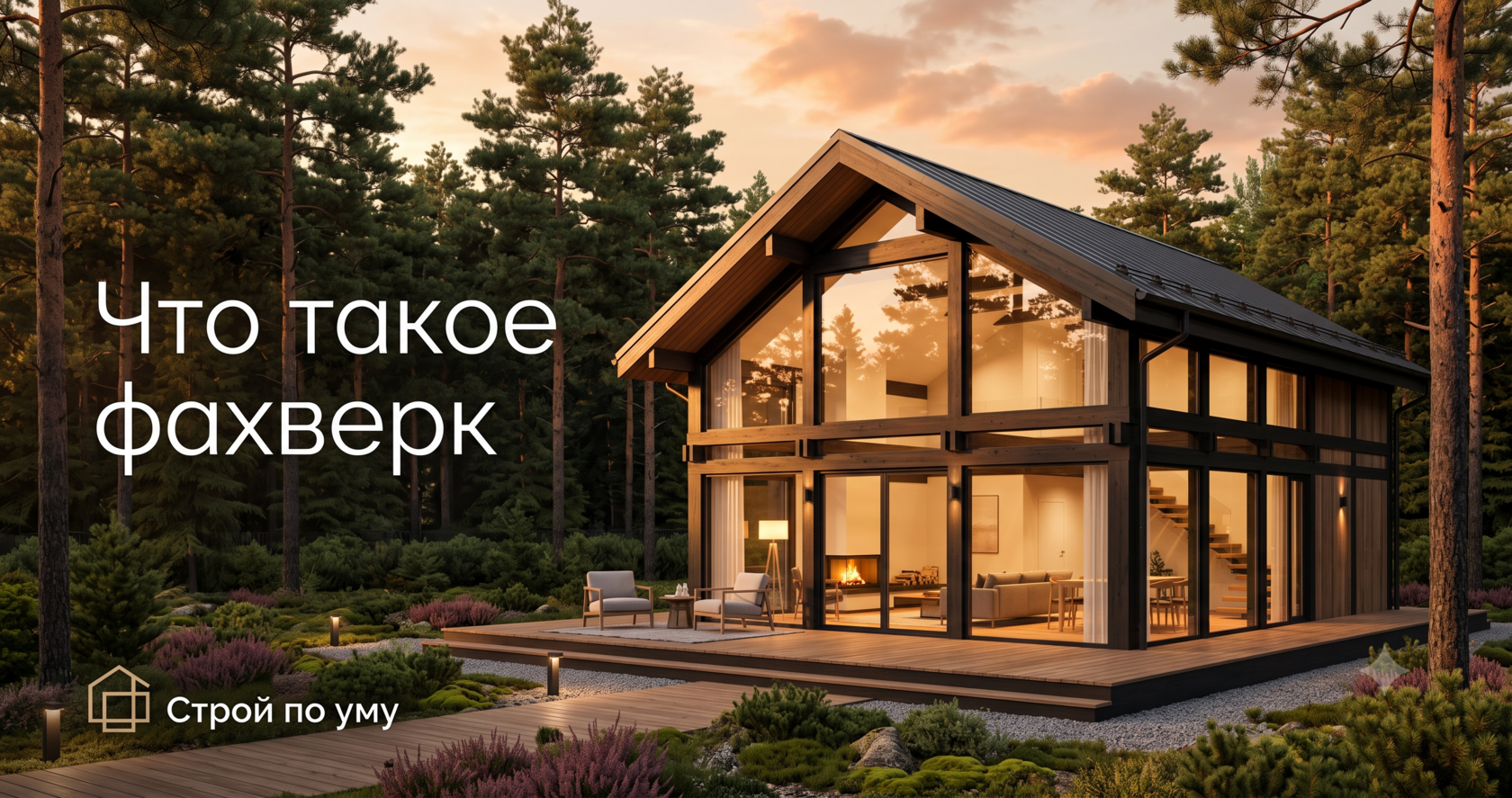 Проектирование фахверкового дома: каркас, остекление и комфорт