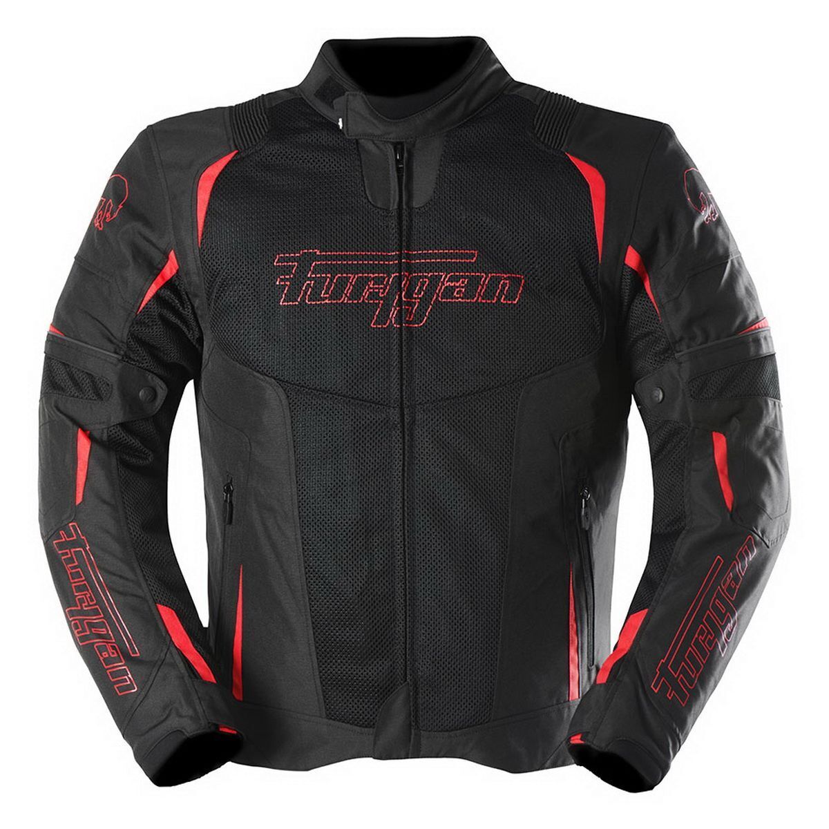 Универсальная мотокуртка FURYGAN UltraSpark 3-in-1 Black/Red, чёрный — можно померить с защитой