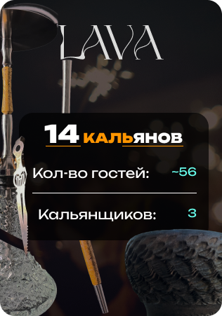 14 кальянов на кейтеринг
