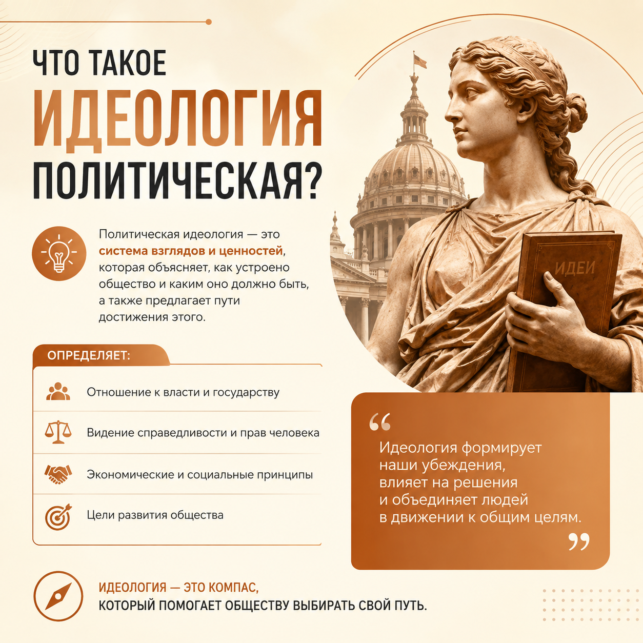 Идеология политическая: виды функции и роль в выборах