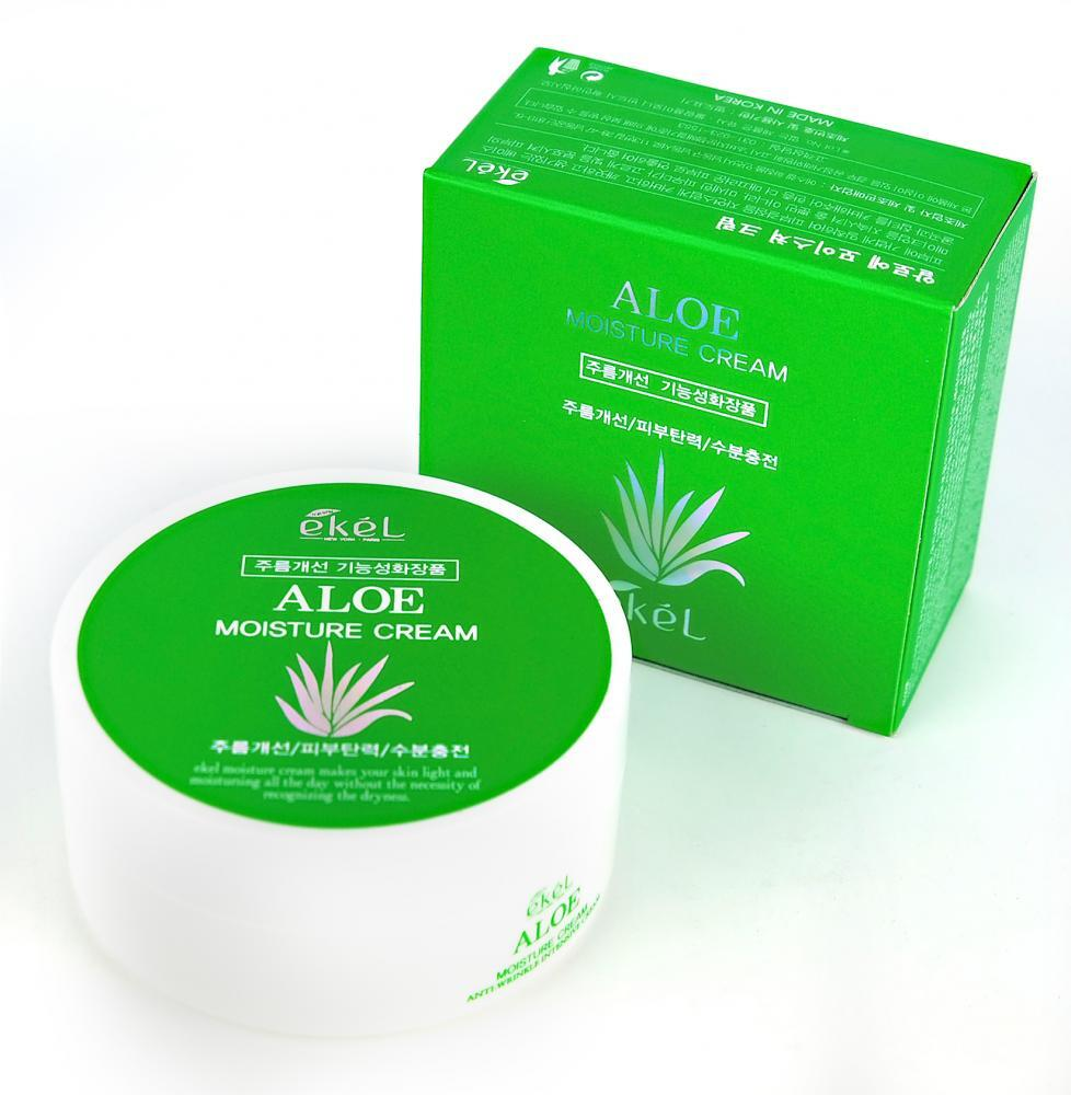 Ekel aloe. Ekel Moisture Cream Aloe крем для лица. Крем для лица Ekel с алоэ 100g.. Ekel Moisture Cream Aloe 100g. Кремы увлажняющие для лица алоэ Корея.