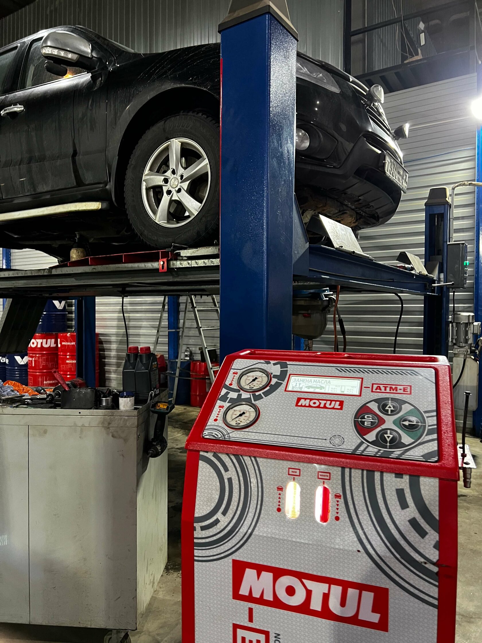 Аппаратное замещение масла Motul