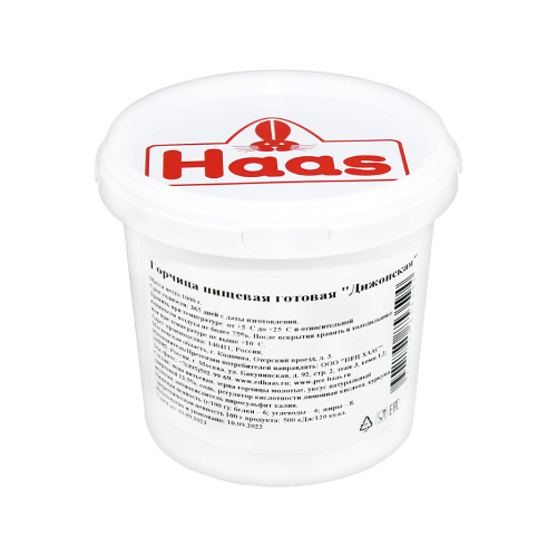  Горчица дижонская Haas 1000 гр.