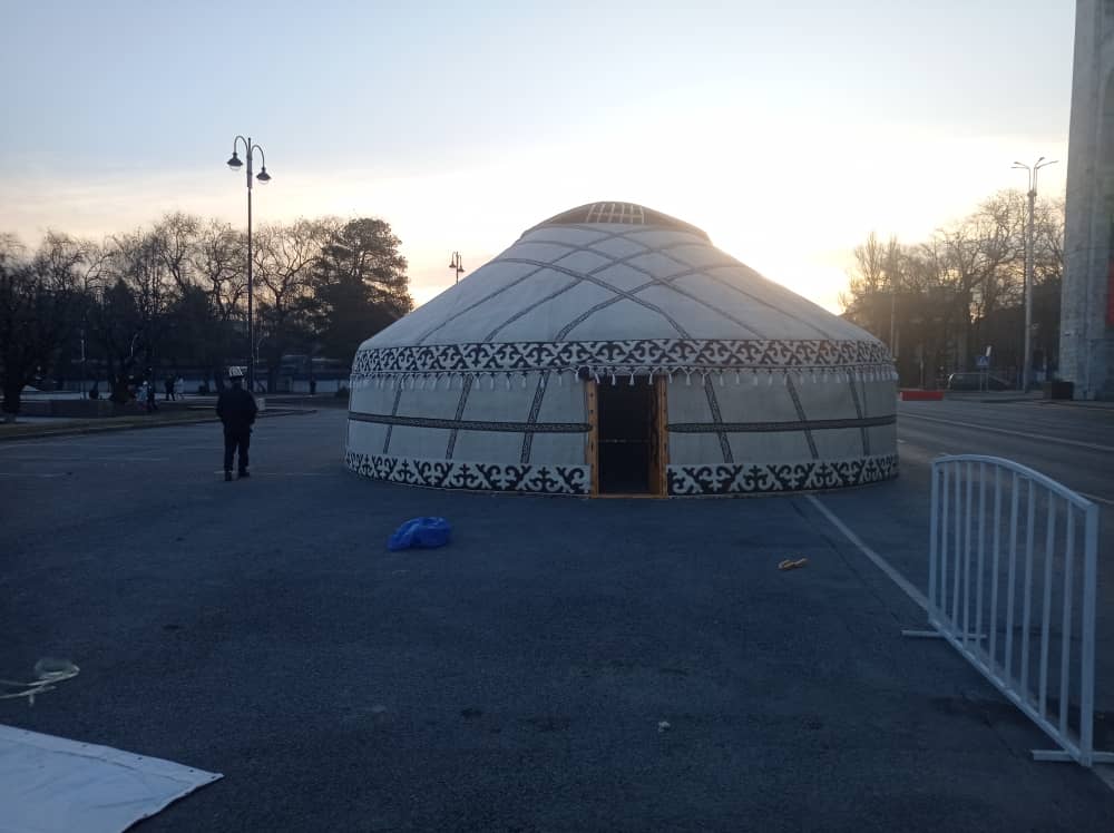 Большая юрта для мероприятия