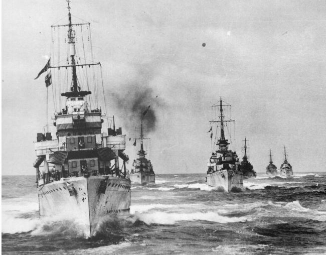 Арктический конвой «Дервиш», прибывший в Архангельск 31 августа 1941 года.