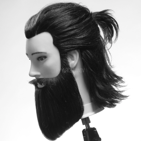 мужская стрижка на длинные волосы