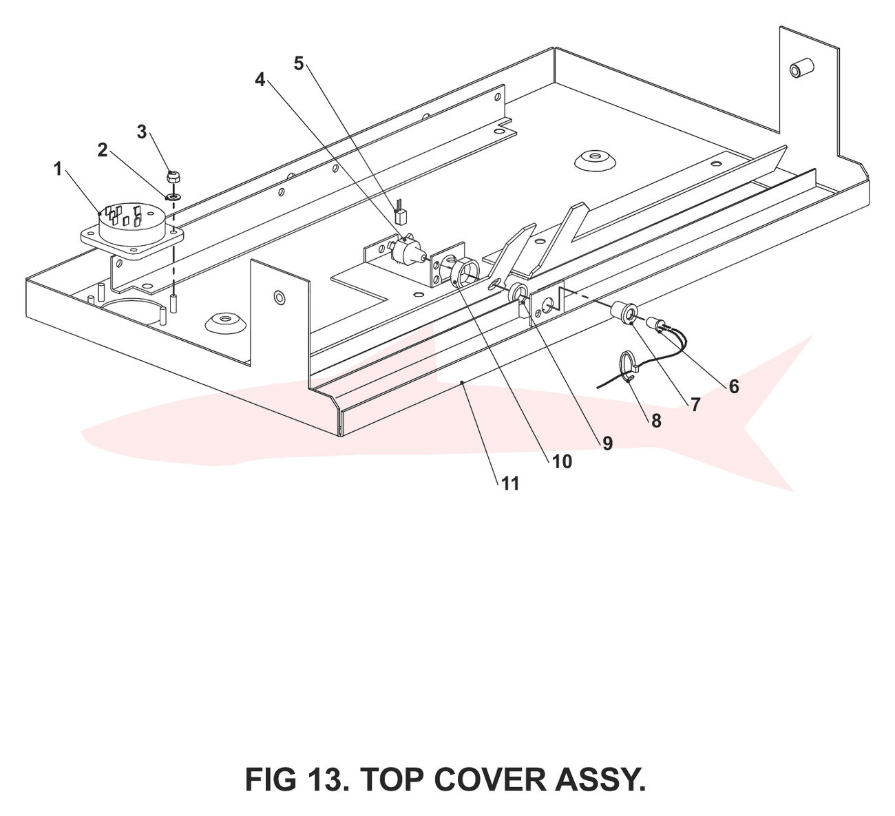 Morgana BookMaster Pro Fig 13 Top Cover Assy — схема деталей