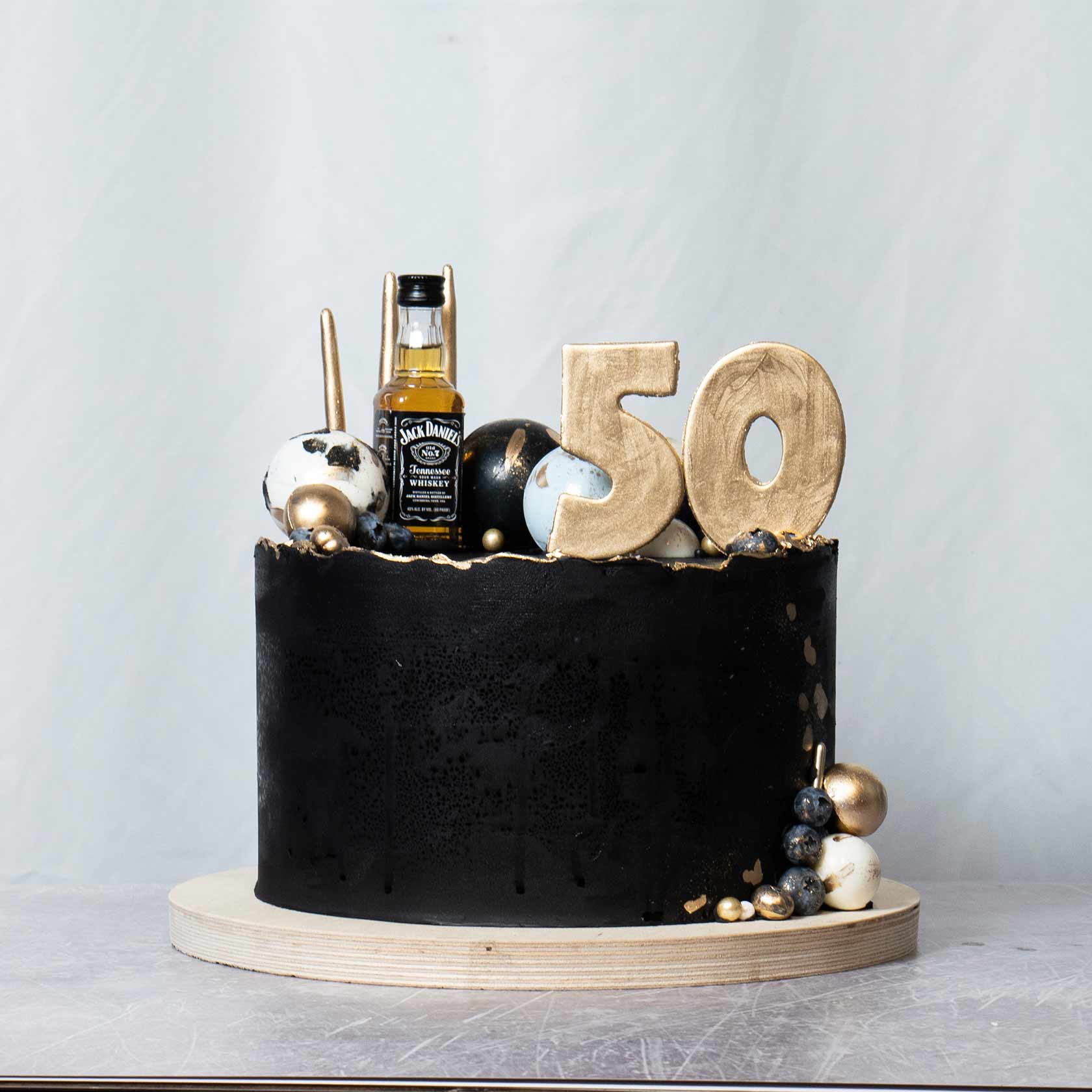 Jack Daniel Cake with Icecubes - CakeIndulge PH