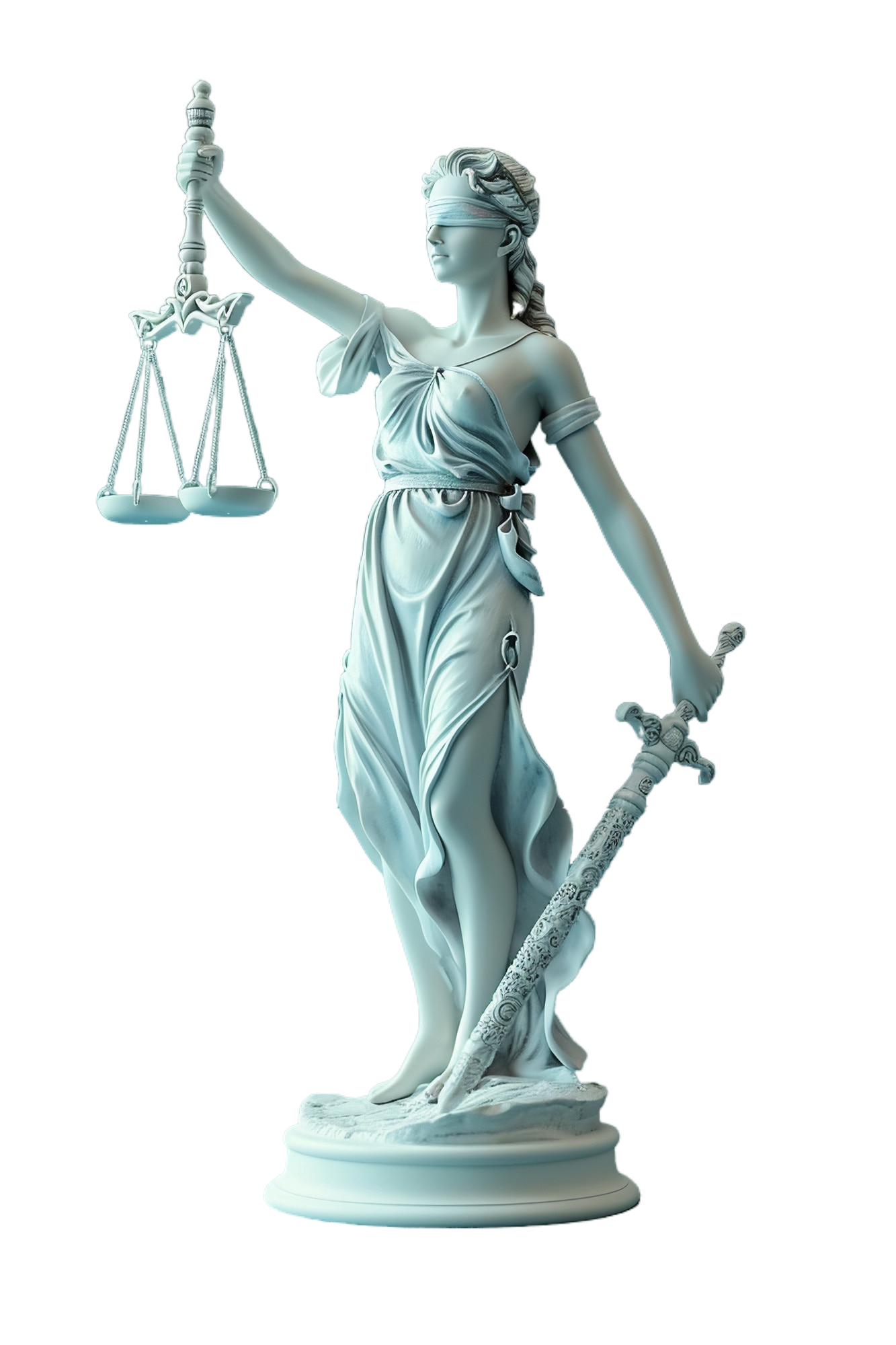 Статуя женщины с весами 