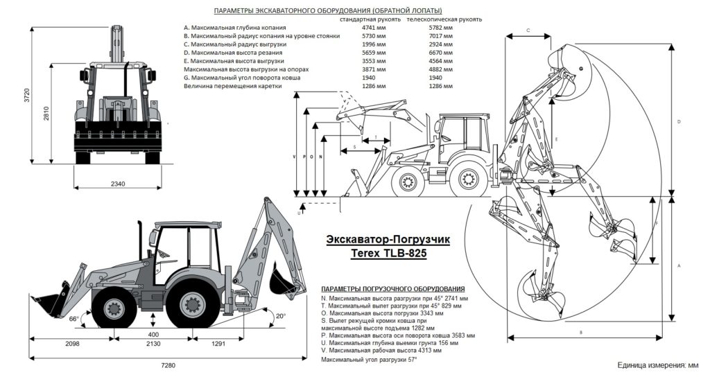 Экскаватор погрузчик jcb 3cx чертеж dwg