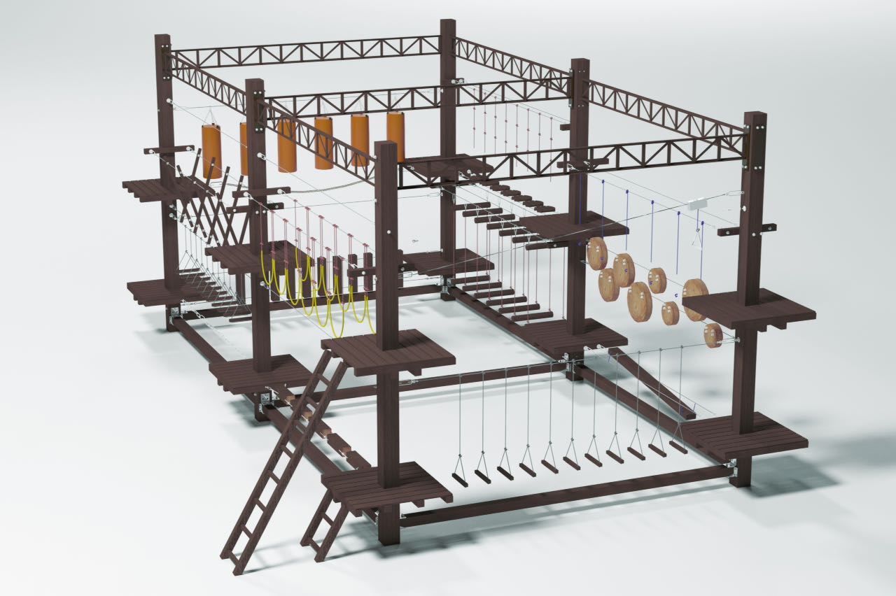 веревочный парк, веревочный курс проект, 