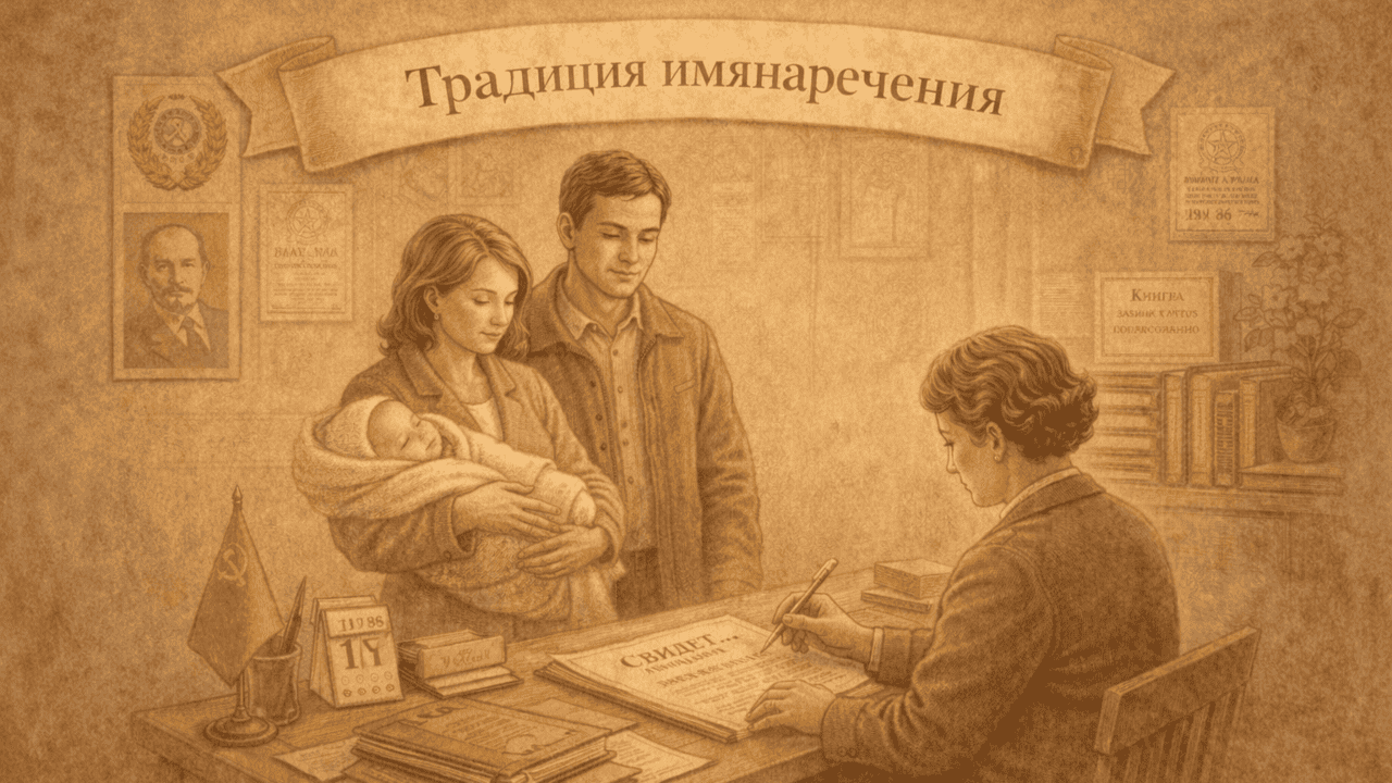 Превью видеолекции: Традиция имянаречения в СССР