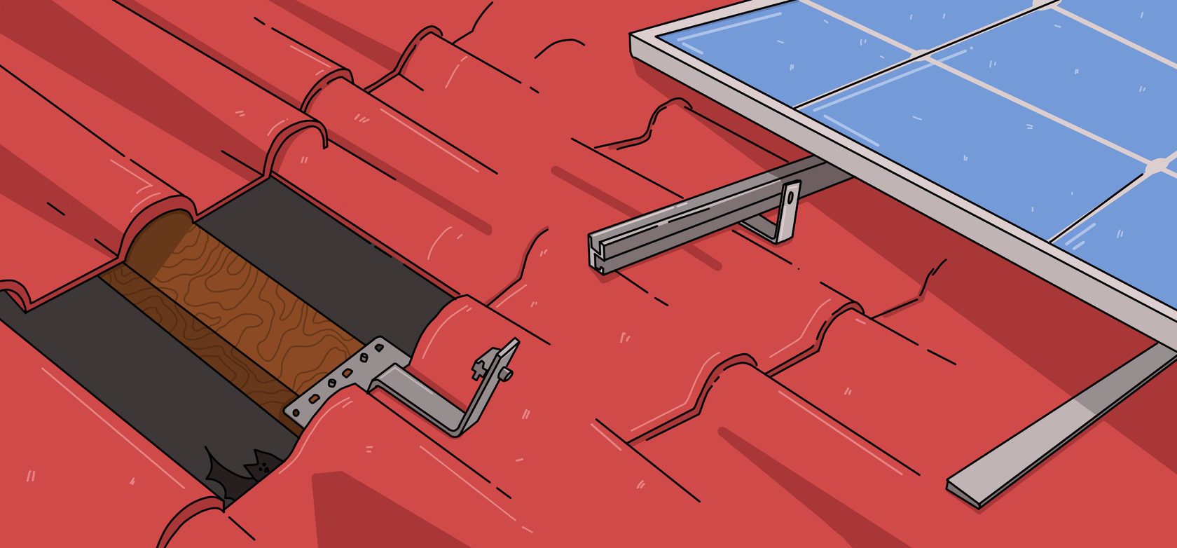 How to mount a solar panel on a roof ? A1 Solar Store