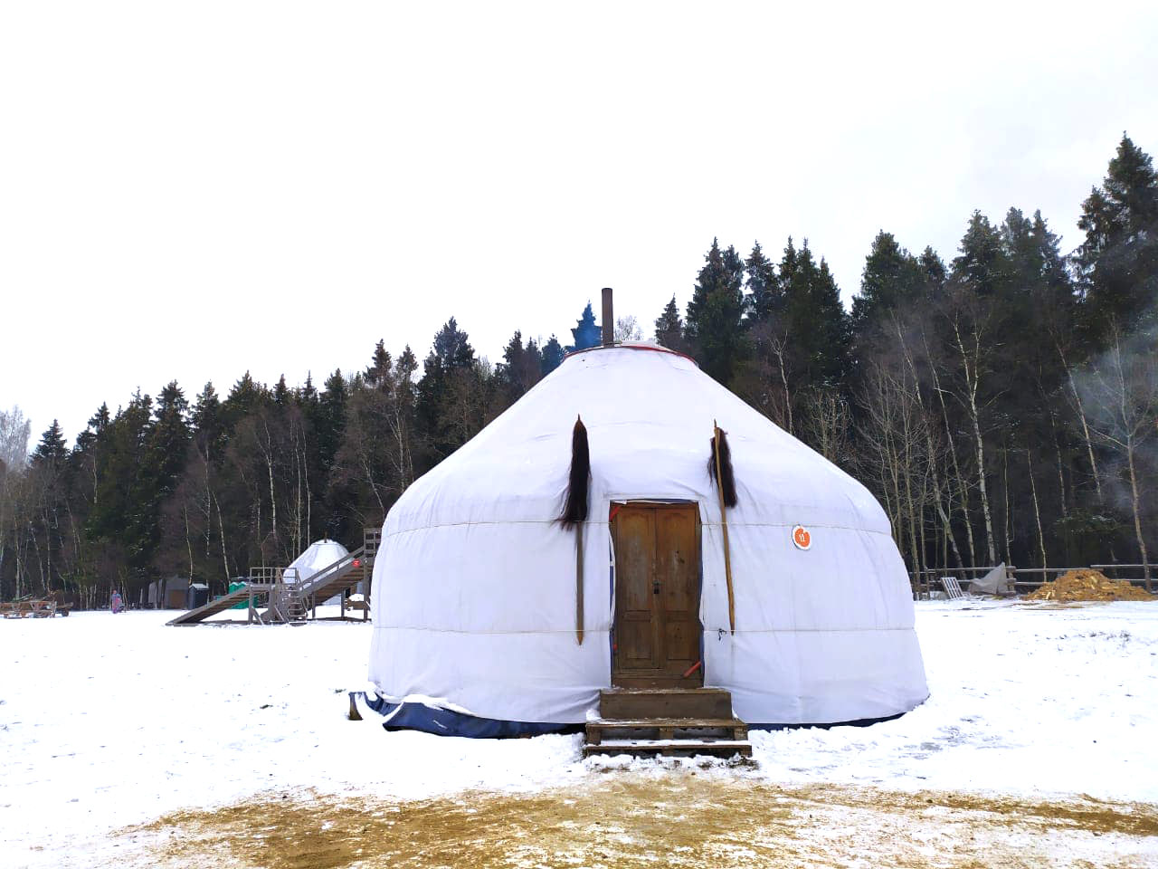 ☆ Двухдневный поход в этнопарк «КОЧЕВНИК» с ночевкой в юртах. Зима