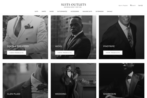 suits outlets reviews