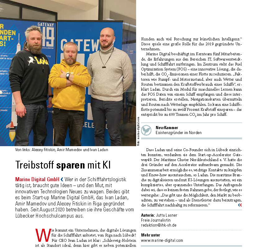 Treibstoff sparen mit KI