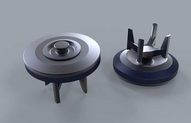 Клапанная пара для жидкостного насоса