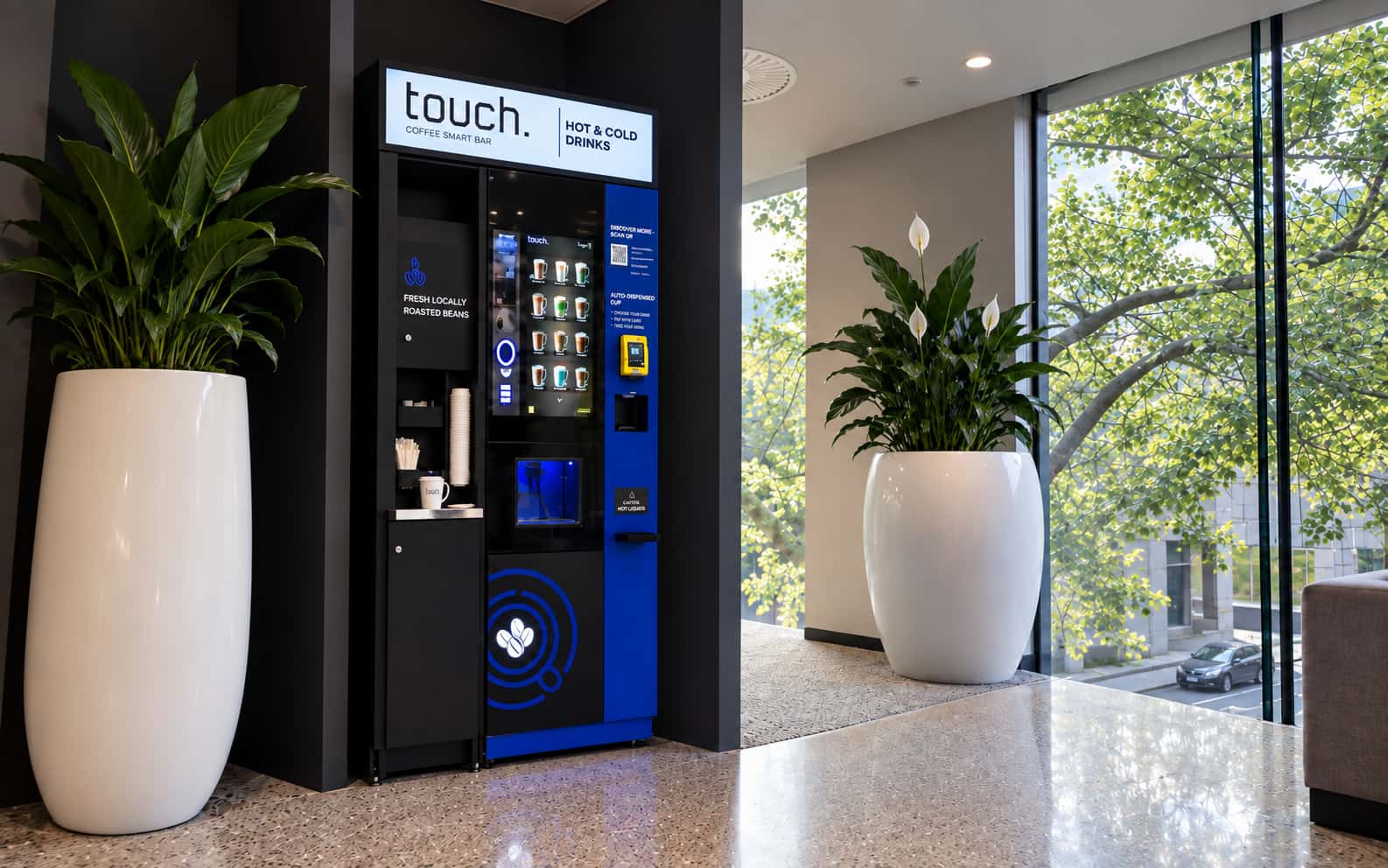 distributeur automatique de café vs propriété locative