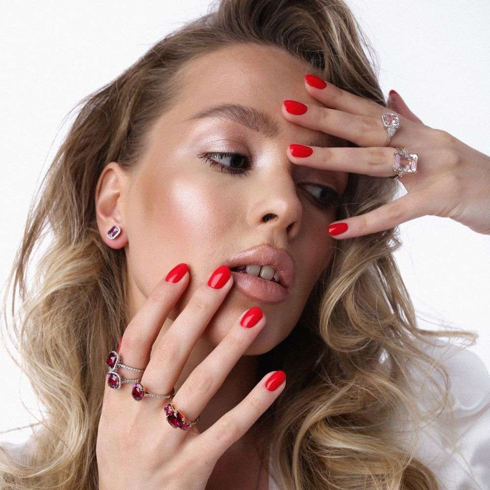 Серьги с рубином в Челябинске