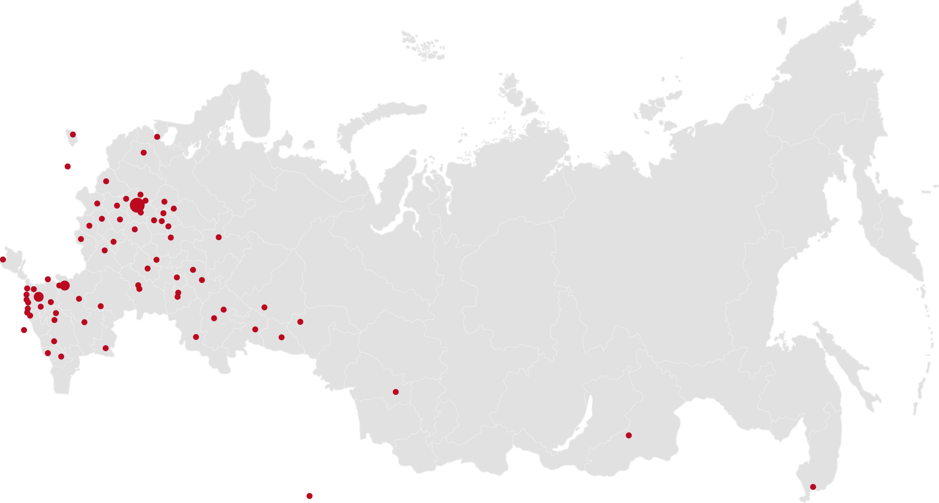 Подложка карта россии