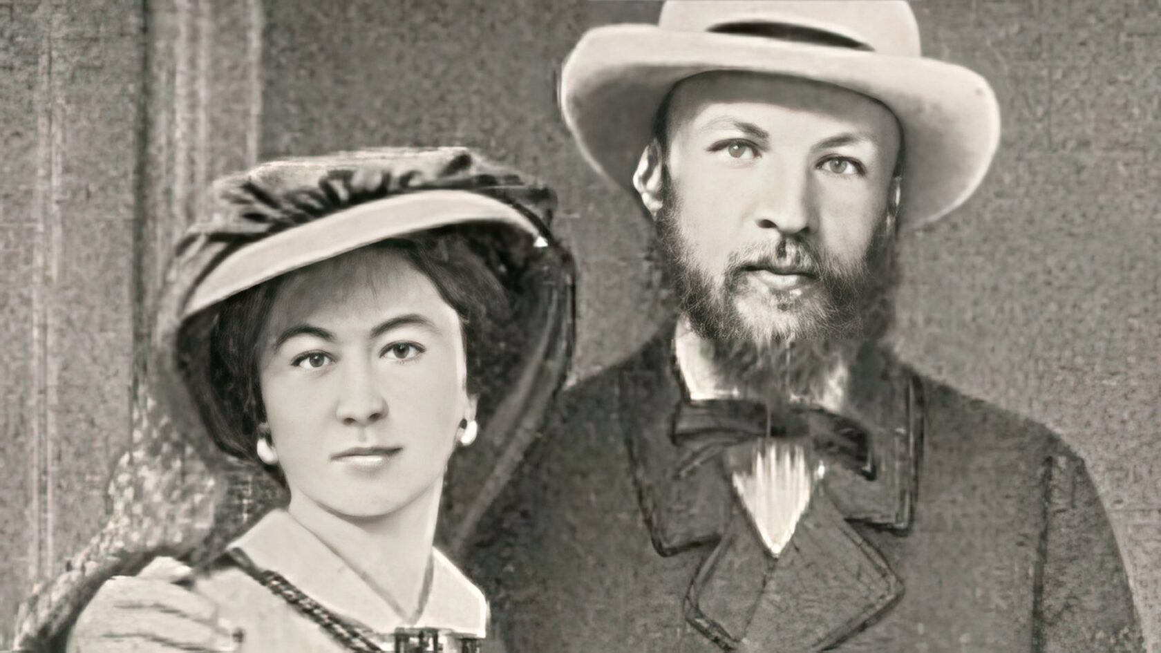 Менделеев Д. И. с женой Лещёвой Фиозвой Никитичной