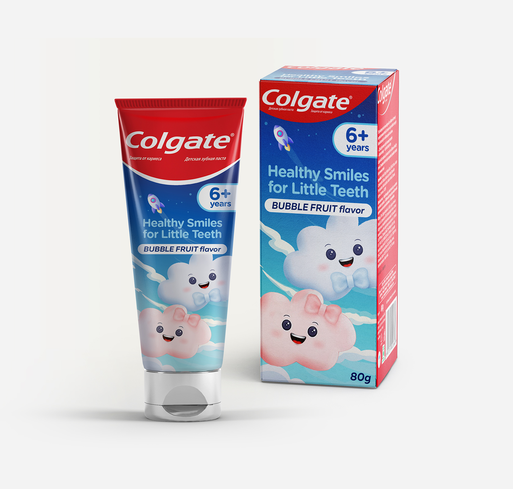Концепт упаковки детской зубной пасты