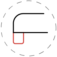 Отбортовка столешница дерево