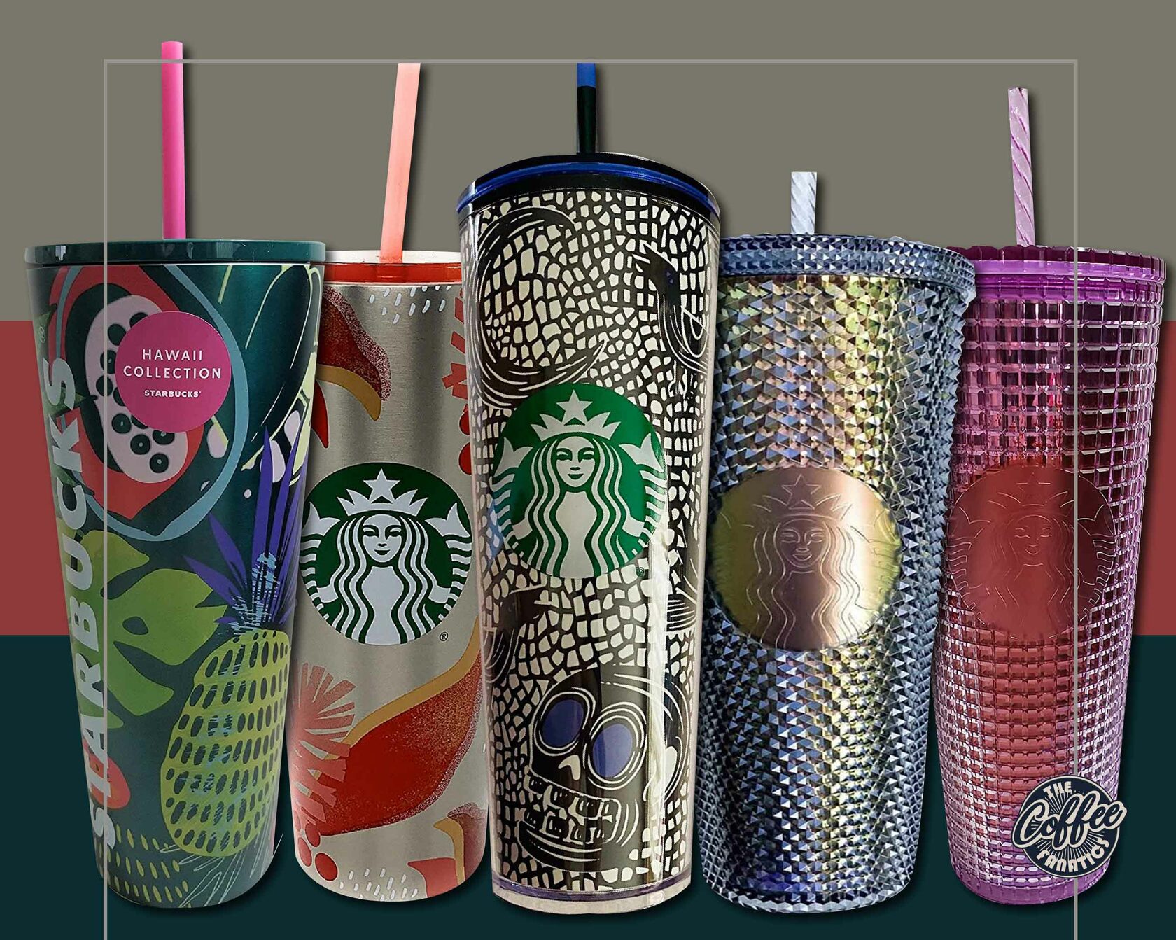 Starbucks Hawaii - Fruity Stainless Steel Cold Cup 24oz