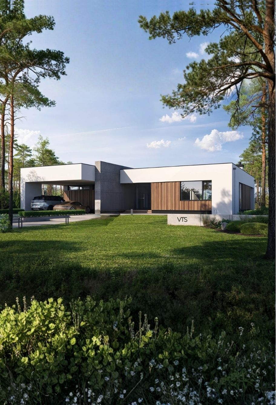 Современный проект дома ВСП-01 площадью 244 м²