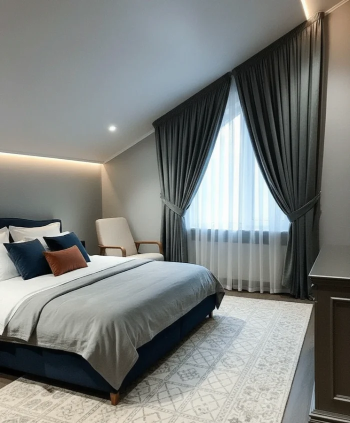 Скошенное окно