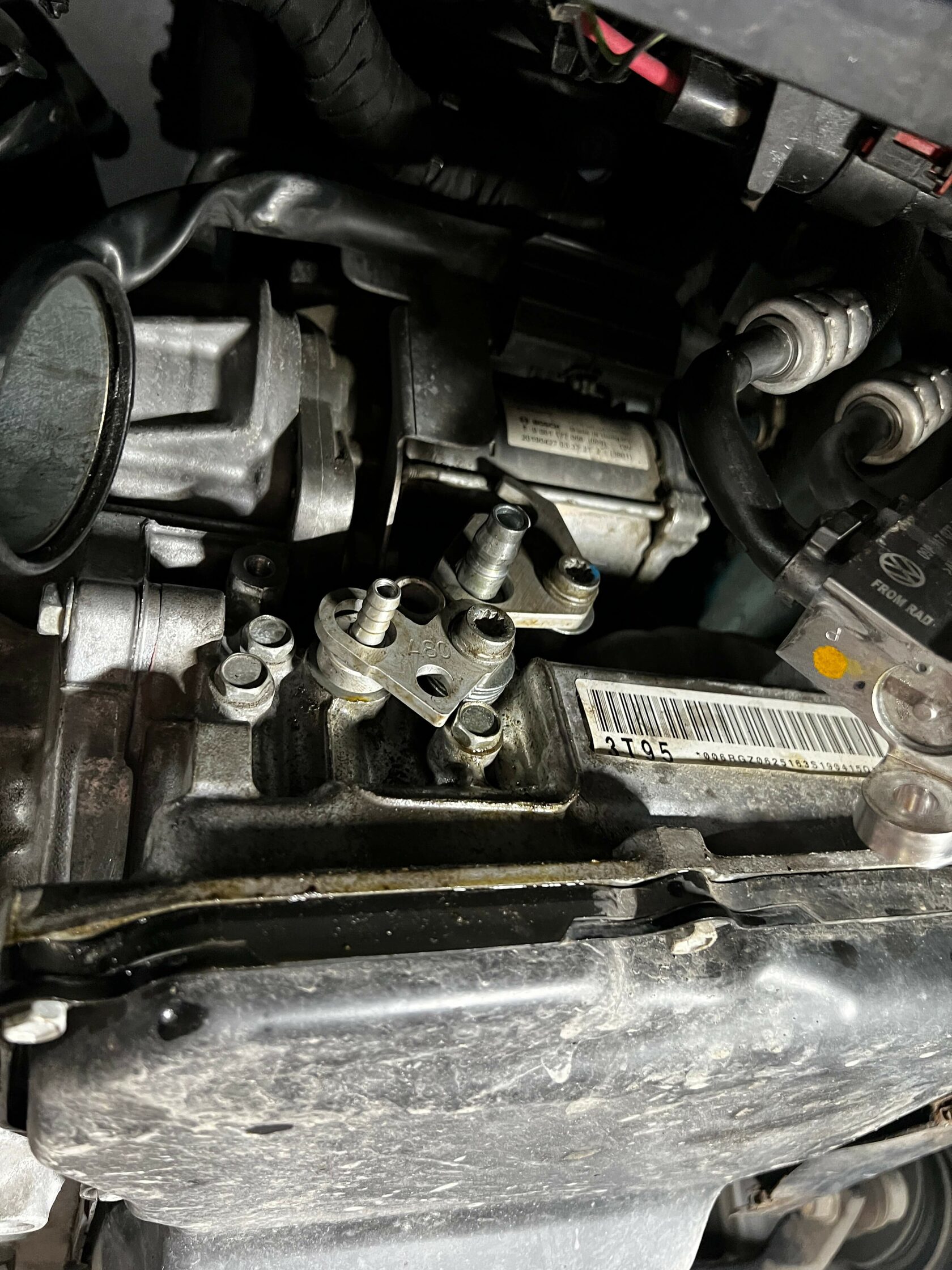 Снятие термостата АКПП Volkswagen