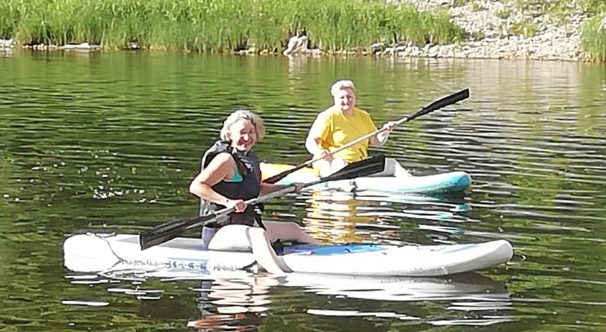 Каноэ и сапборды на Чусовой