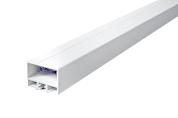 Профиль межкомнатной перегородки (белый)