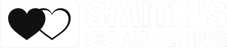 Smith's Power Consulting logo depicting two hearts