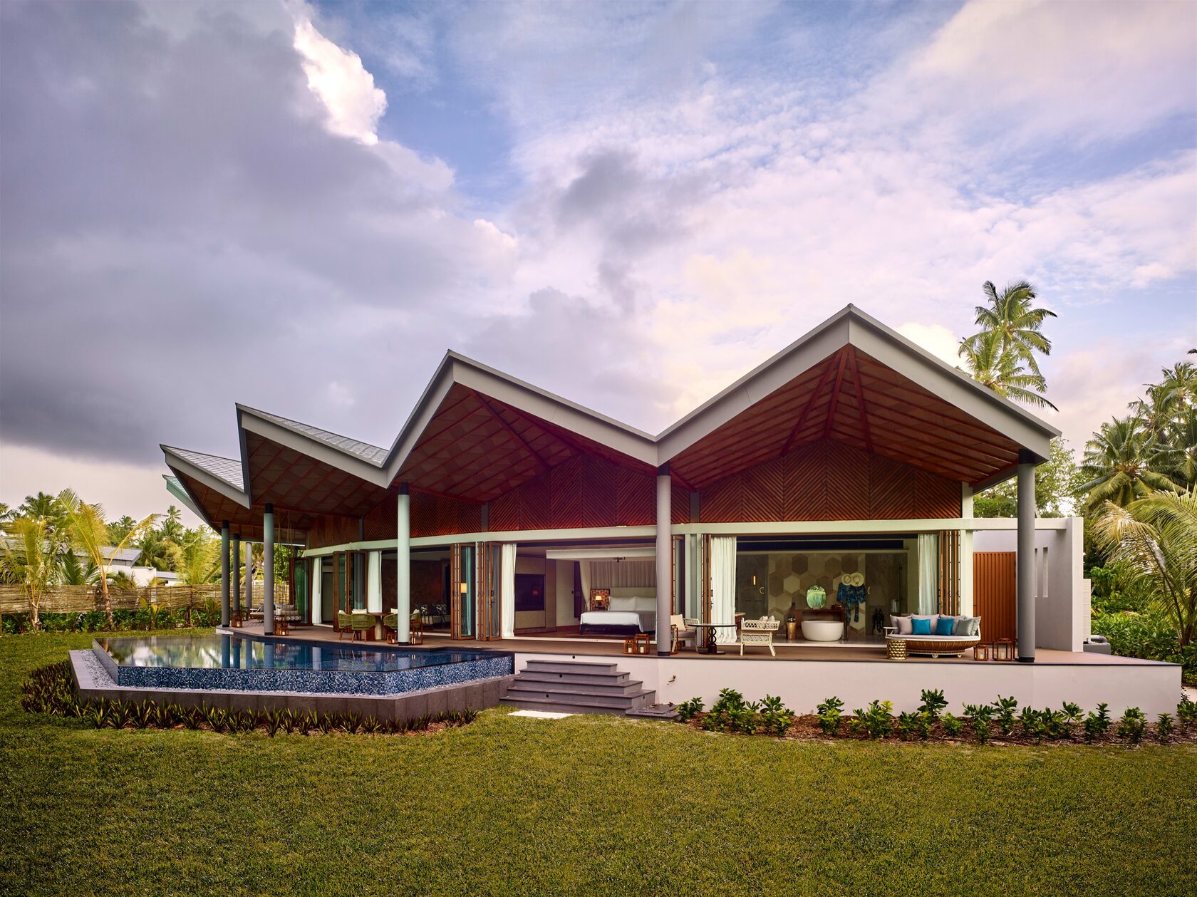 Вилла Kingfish с тремя спальнями и бассейном в Waldorf Astoria Seychelles Platte Island
