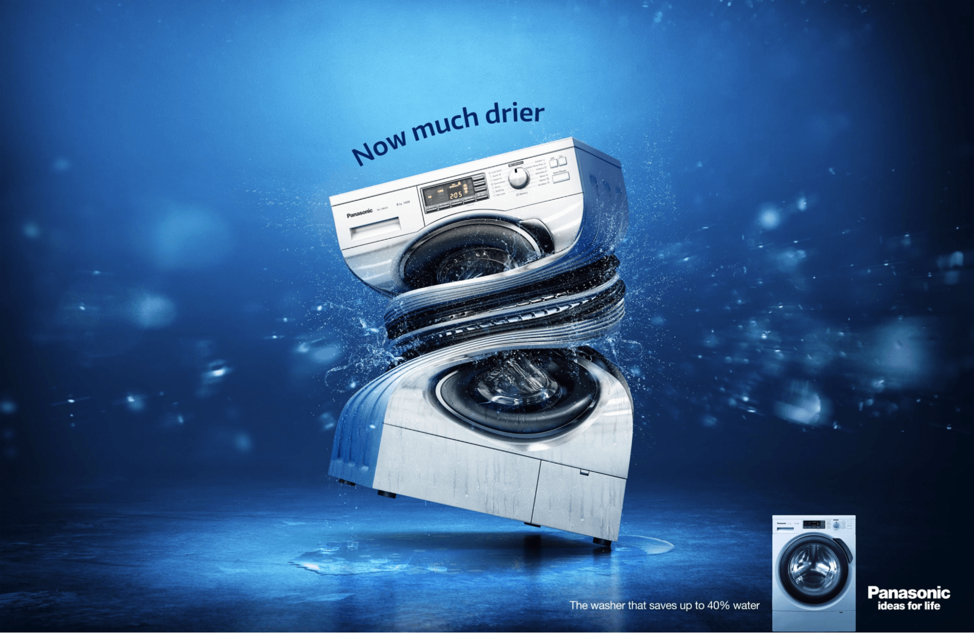 Креативная Реклама стиральной машинки Panasonic 