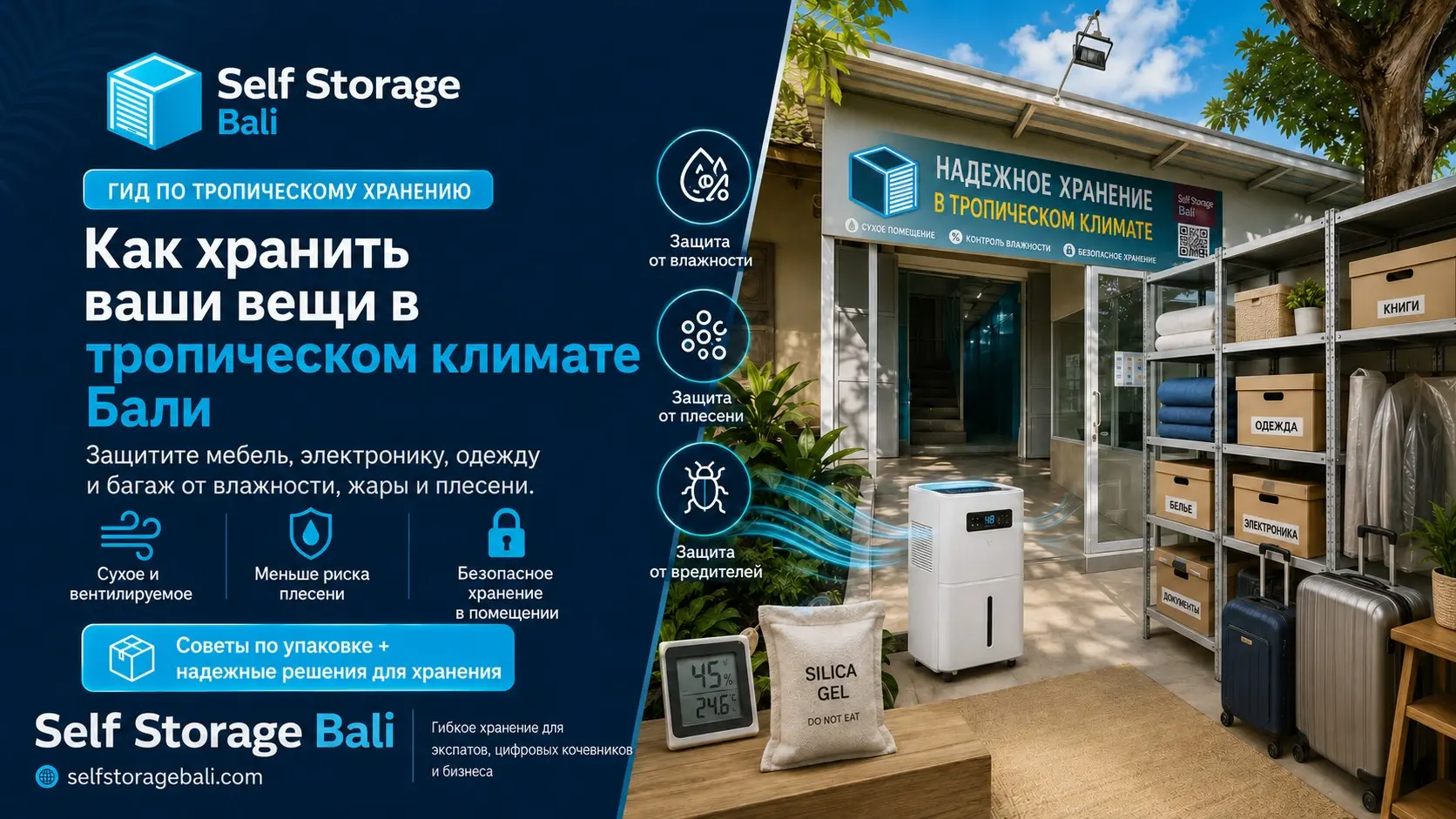 хранение вещей на Бали