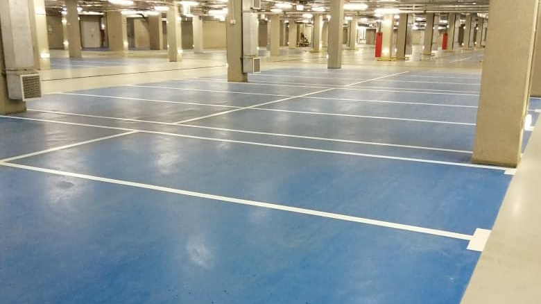 наливной пол для паркинга